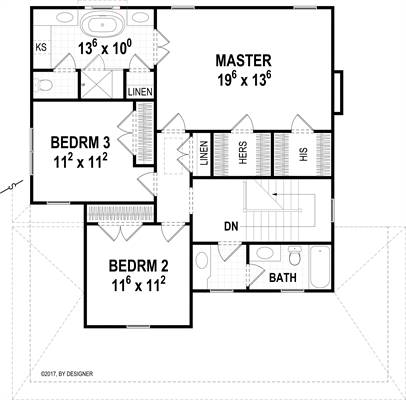 Second Floor image of Camden II House Plan