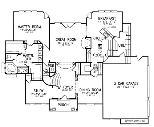 4 Bedrooms and 3.5 Baths - Plan 8357