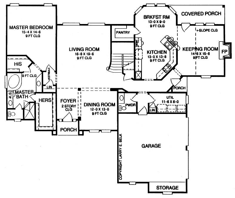 4 Bedrooms and 2.5 Baths - Plan 2405