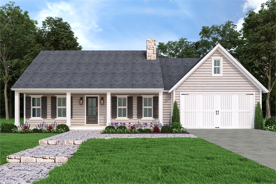Front View image of Stonebrook House Plan