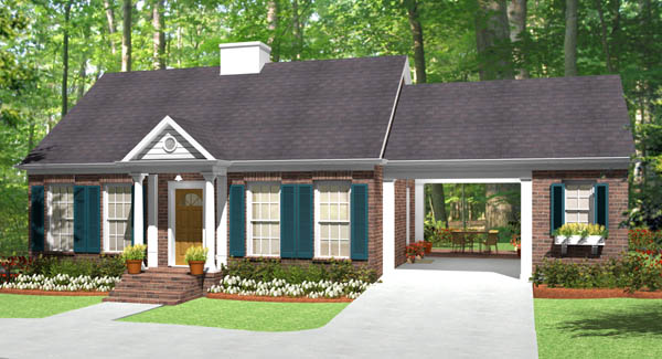 Cottage House Plan With 1 Bedroom And 1 5 Baths Plan 7687