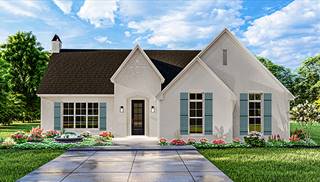 Redding II Front Elevation by DFD House Plans