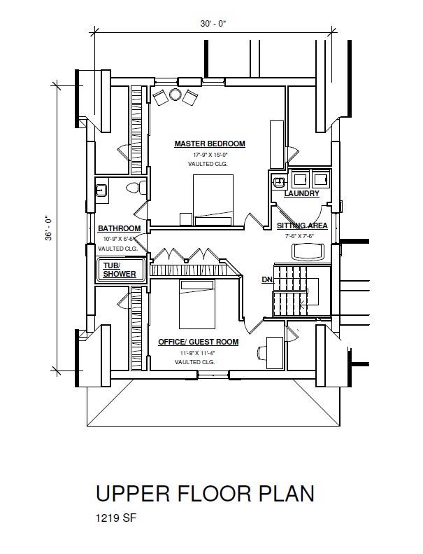 Farmhouse styled house plan - Plan 3405