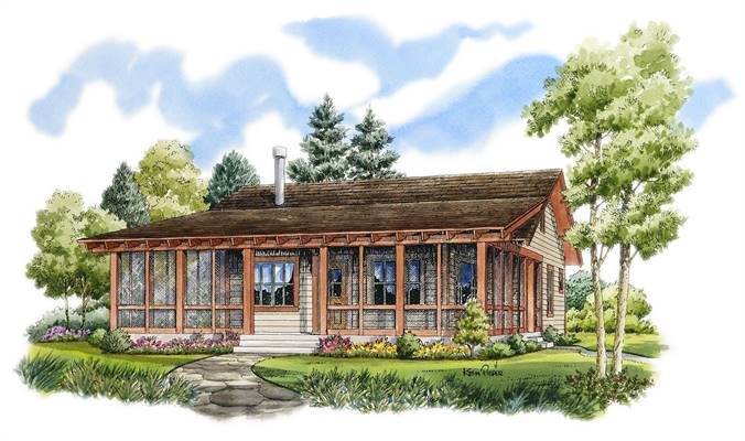 Country House Plan With 2 Bedrooms And 2 5 Baths Plan 2199