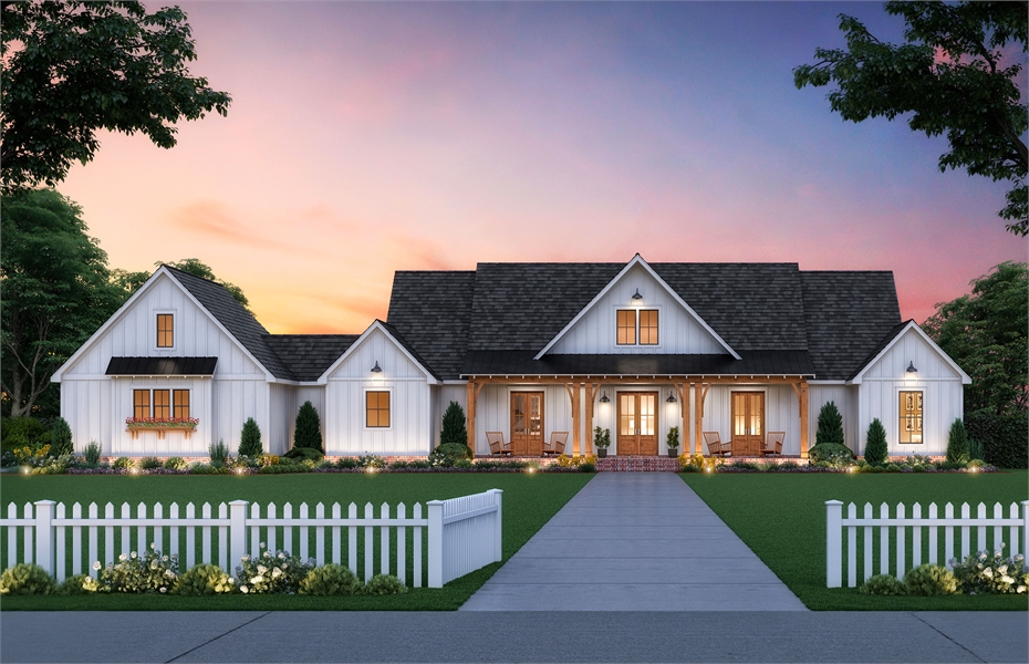3 Bedroom Farm House Style House Plan 3191 Plan 3191