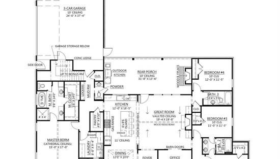 Bonus Room Stair Location