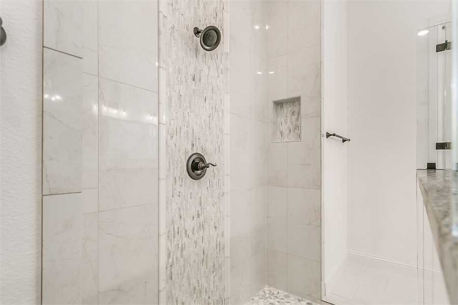 Beautiful Primary Bathroom Shower finishes