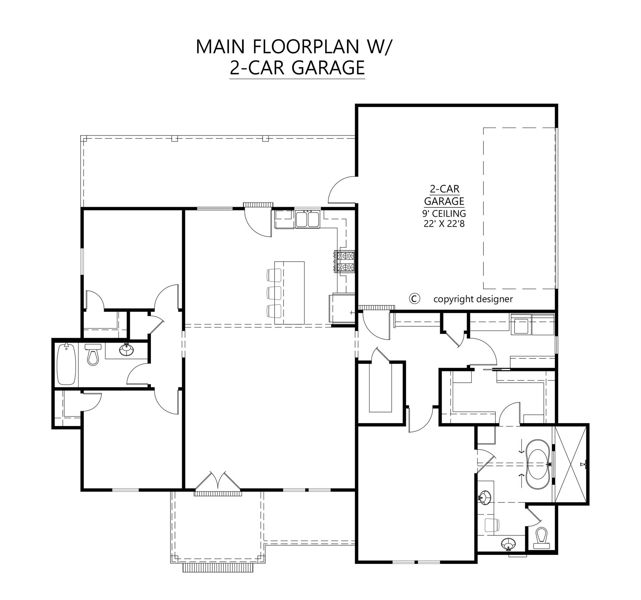 2-Car Garage