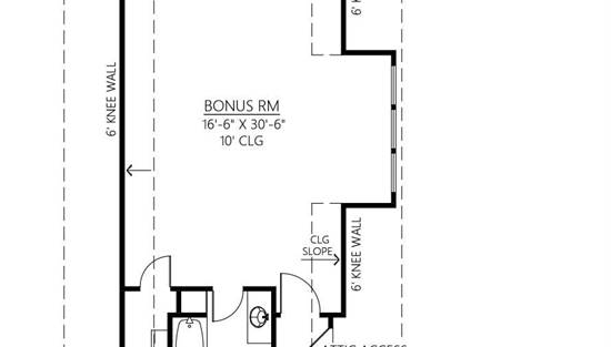 2nd Floor Optional Bonus Room
