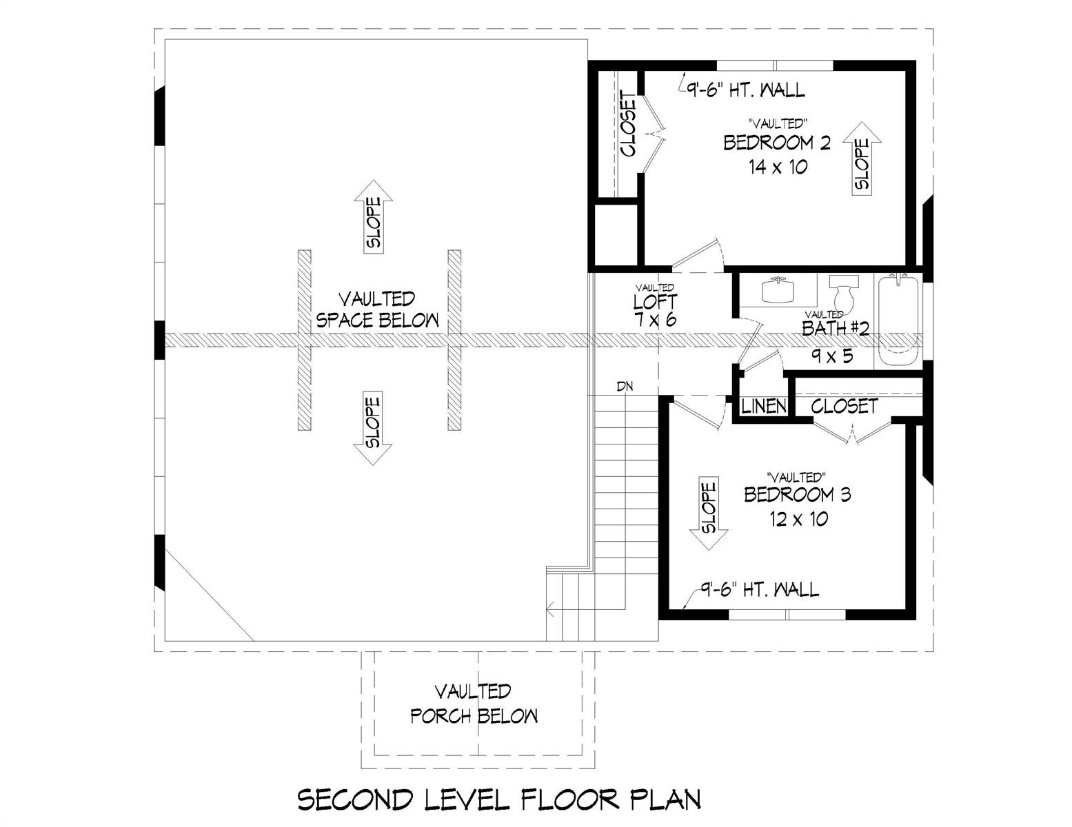 Rustic Sloping Lot Lake Style House Plan 8842 - Plan 8842