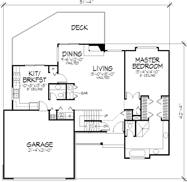 cape-cod-house-plan-with-3-bedrooms-and-2-5-baths-plan-1596