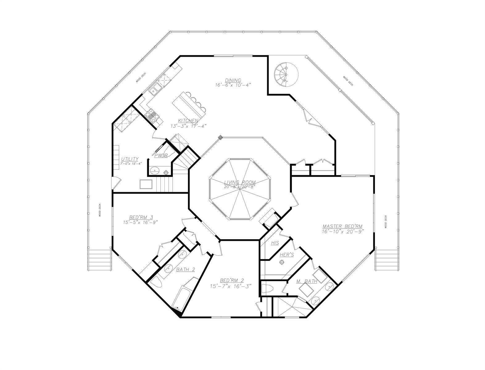 octagon-house-plans-great-room