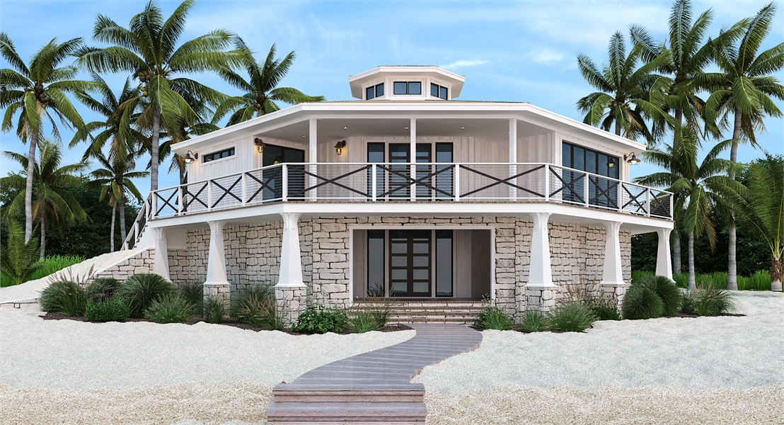Unique Octagonal Home Featuring a Therma-Tru® Entry
