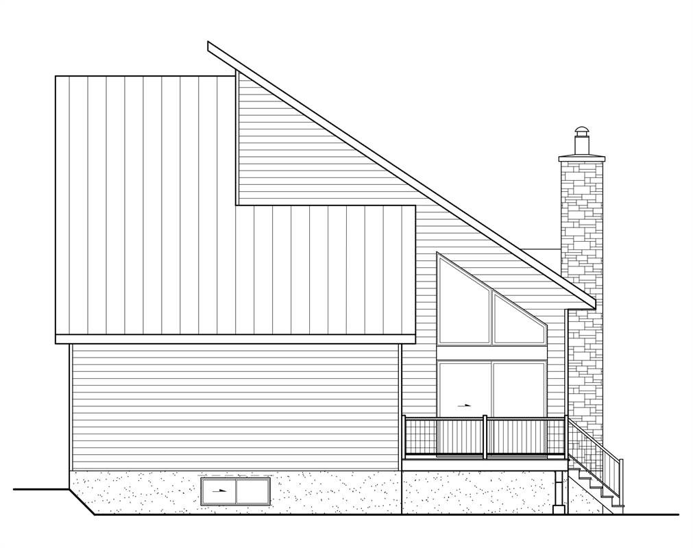 3 Bedroom Contemporary Lake Style House Plan 1245 Plan 1245