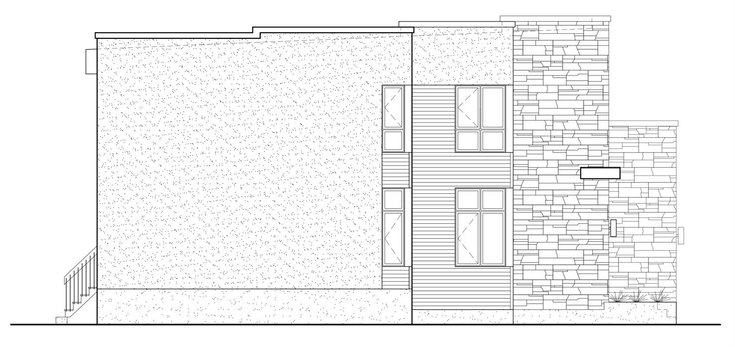 Side View image of The Frederick House Plan