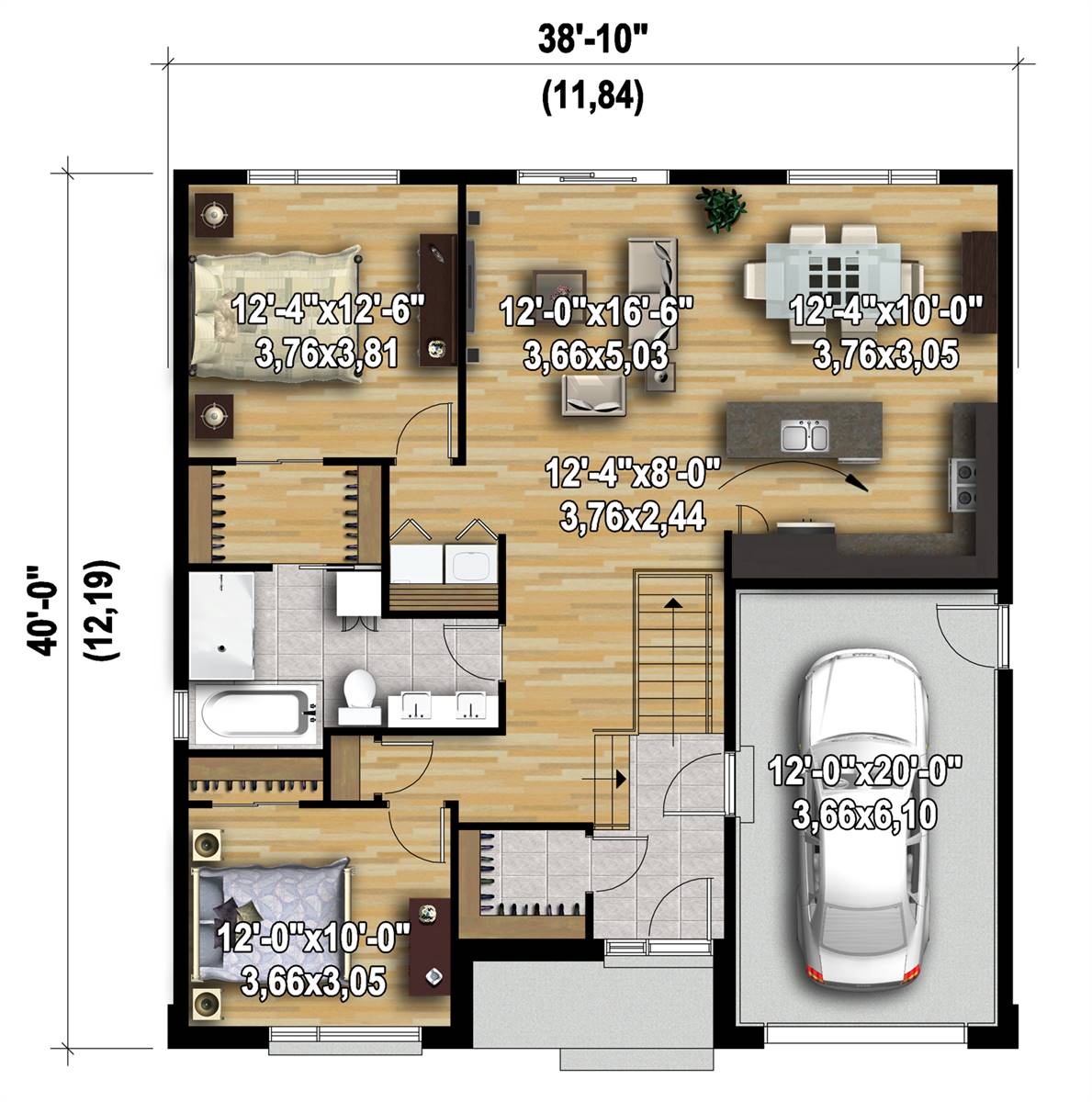 affordable-2-bedroom-contemporary-style-house-plan-9905-plan-9905