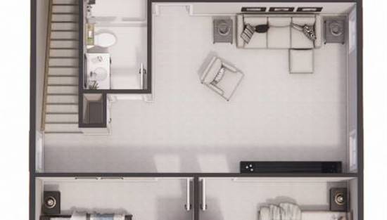 2nd Floor Furnished