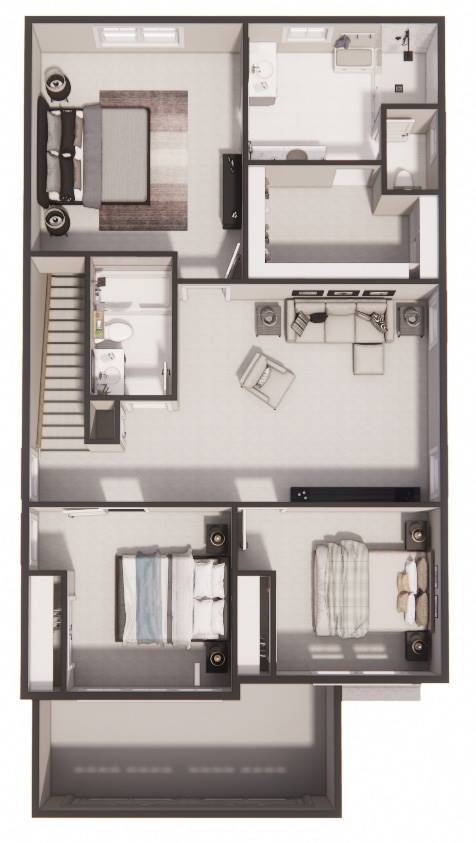2nd Floor Furnished