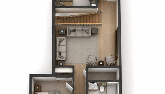 2nd Floor Furnished