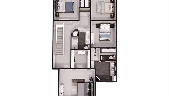 2nd Floor Furnished