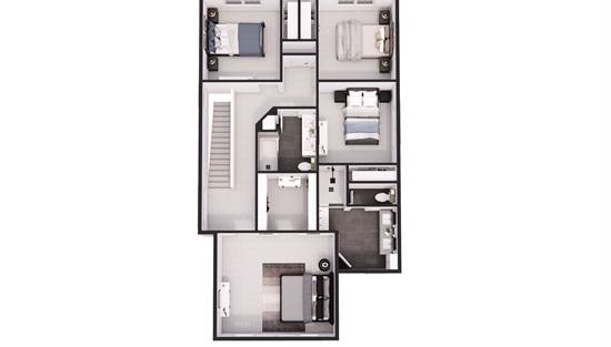 2nd Floor Furnished