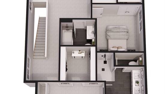 2nd Floor Furnished