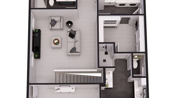 2nd Floor Furnished