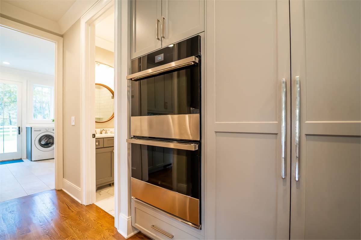 Sleek Kitchen with JennAir® Appliances and Refrigerator