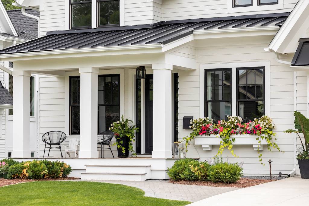 Beautiful Entry Featuring Covered Front Porch