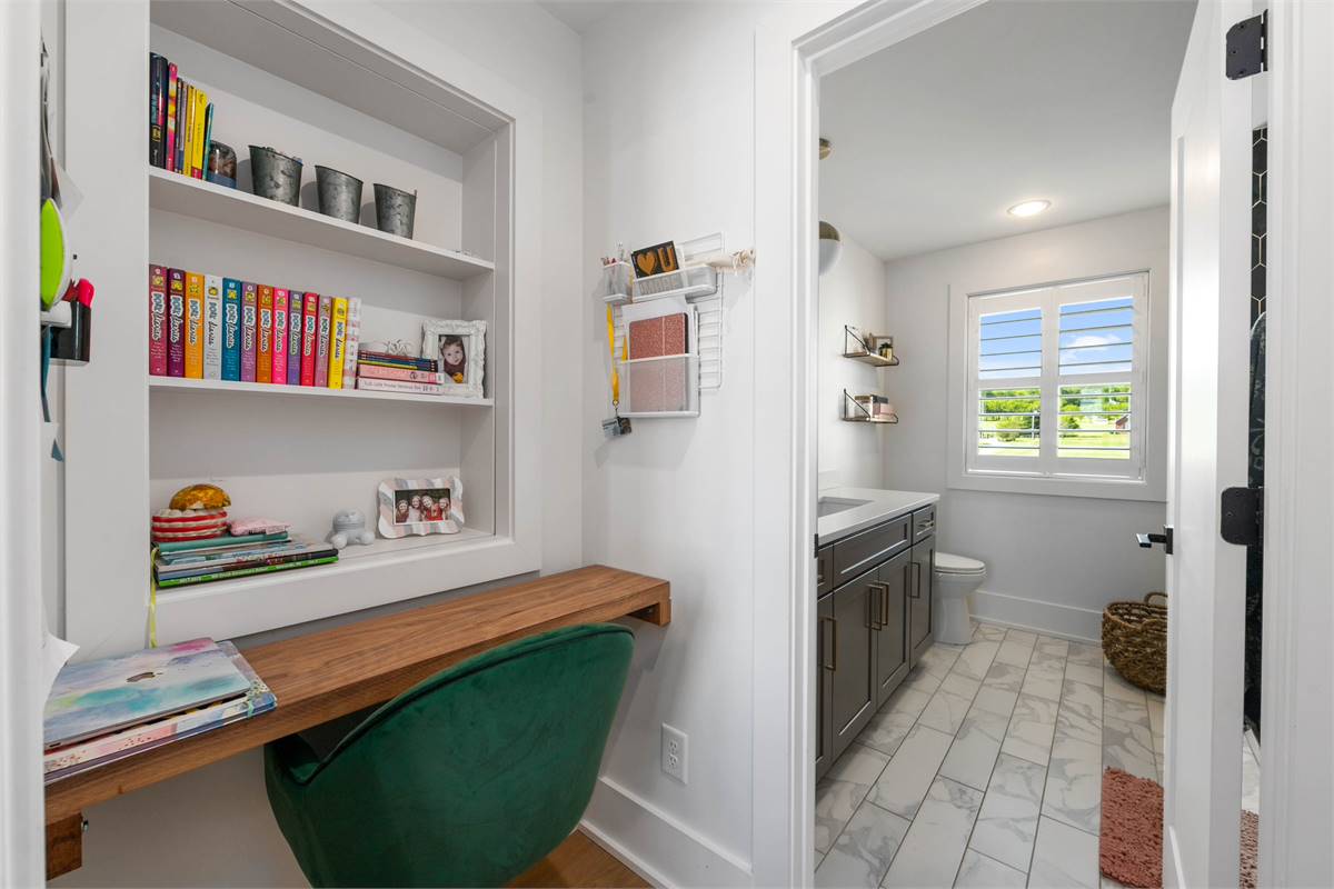 Lovely Shared Bathroom from Home Office