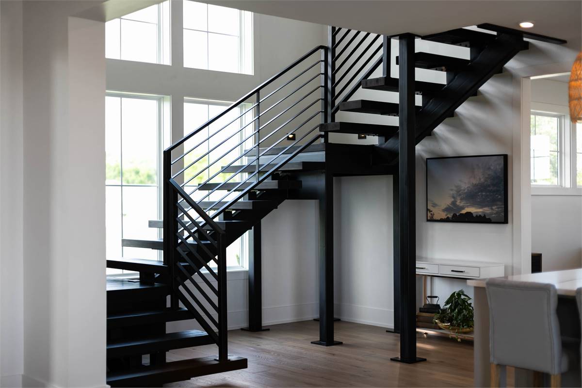 Open and Airy Staircase