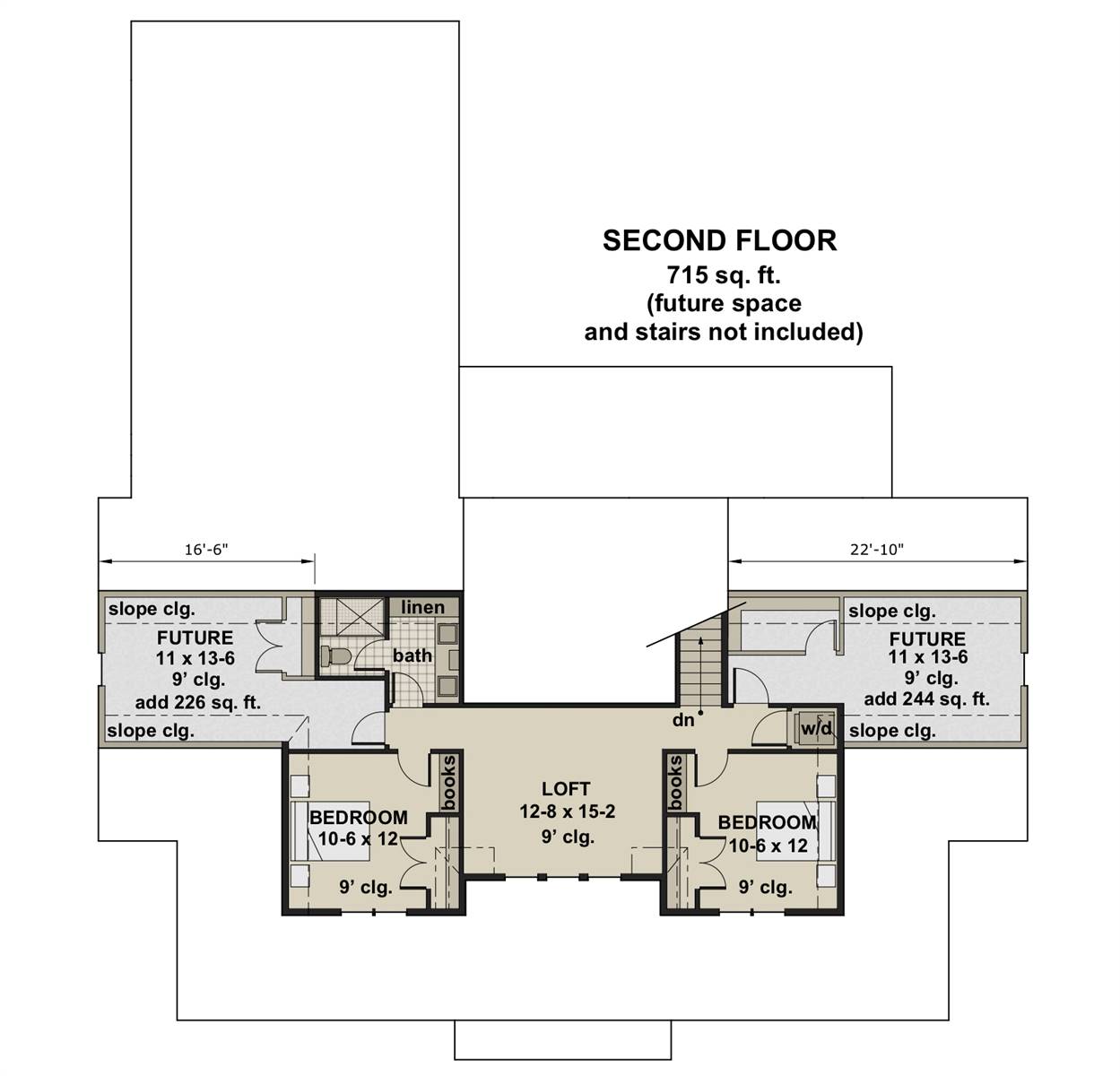 2nd Floor image of Millerville House Plan