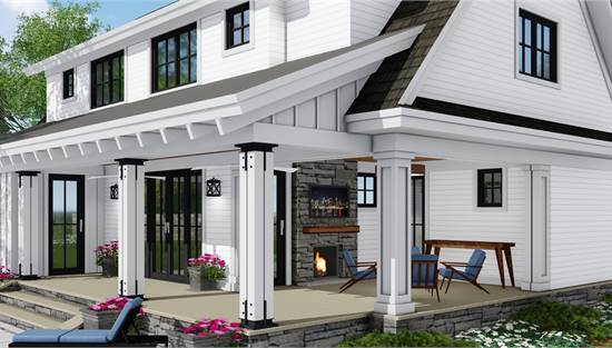 メイフラワー Updated Farmhouse Style House Plan 7262: Mayflower - Plan 7262