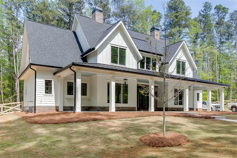 Beautiful Two-Story with Stately Columns image of Tiverton House Plan