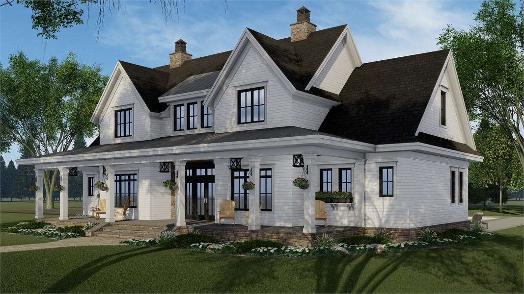 Front Photo image of Tiverton House Plan