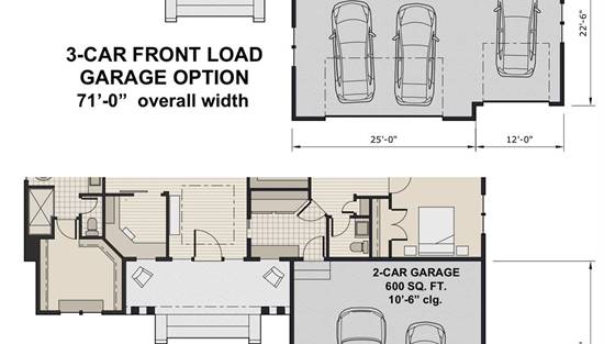 Front Load Garage Option