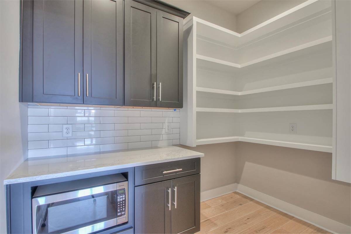 Ample Storage in Client Modified Prep Kitchen
