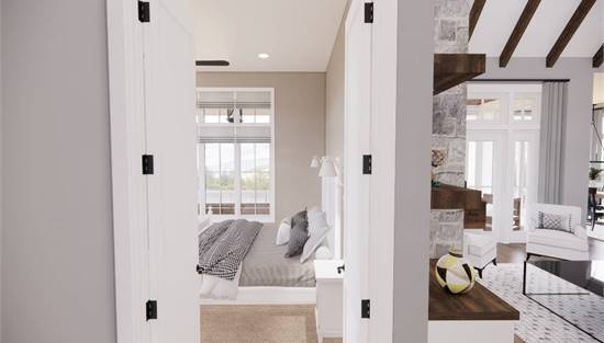 3 Bedroom Charming Farm House Style House Plan 8775 - Plan 8775