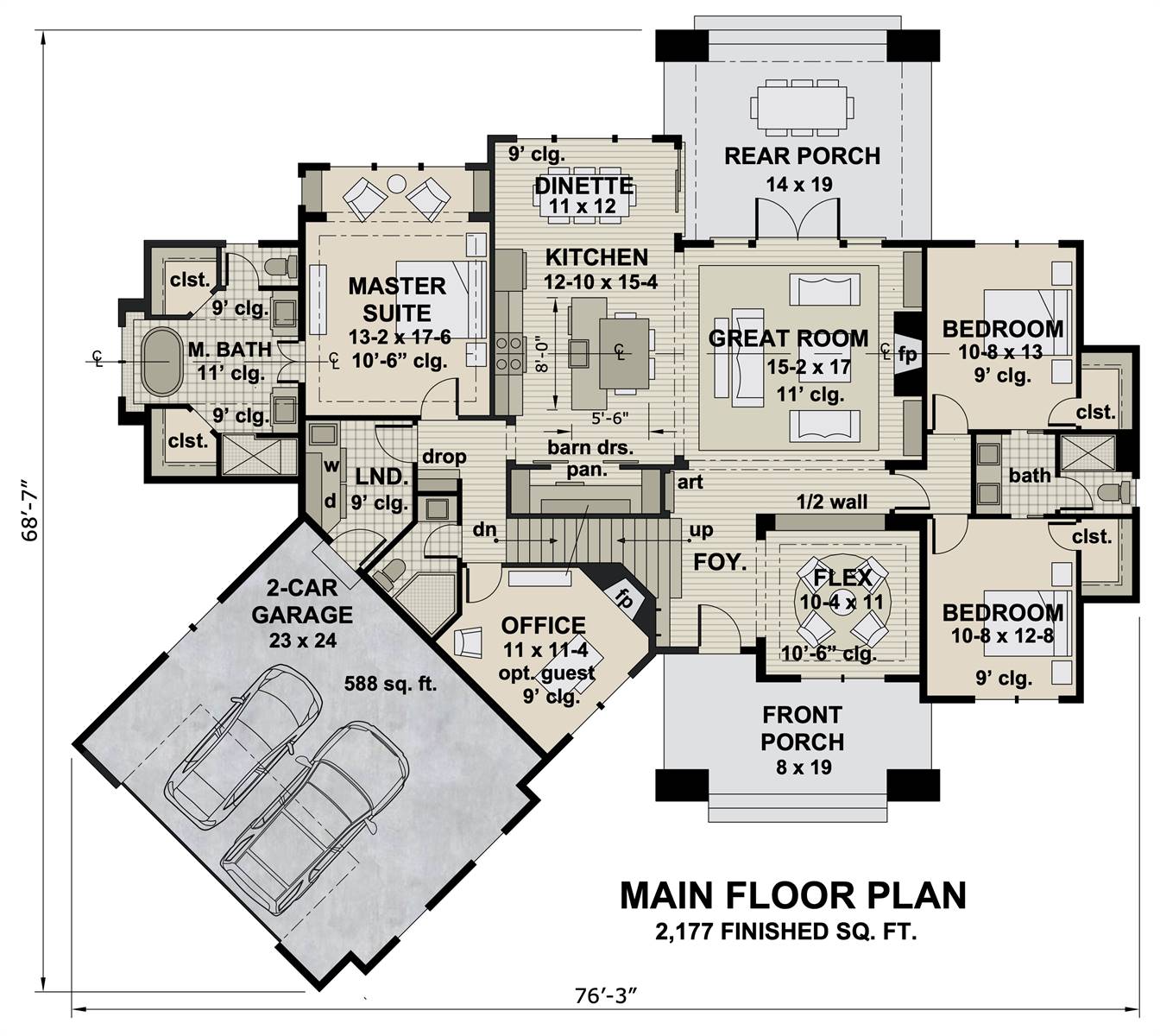 craftsman-house-plan-with-a-deluxe-master-suite-2-bedrooms-plan-9720