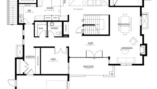 1st Floor with Optional 3-Car Garage