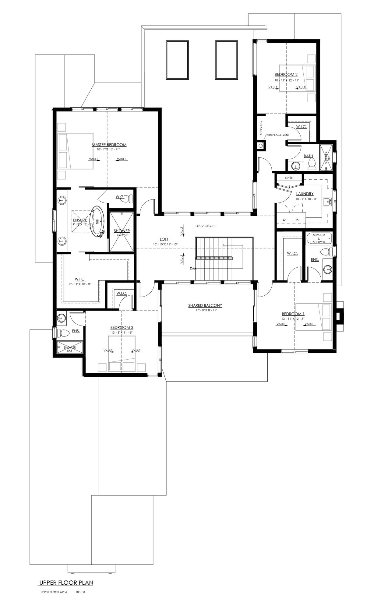 2nd Floor with Optional 3-Car Garage