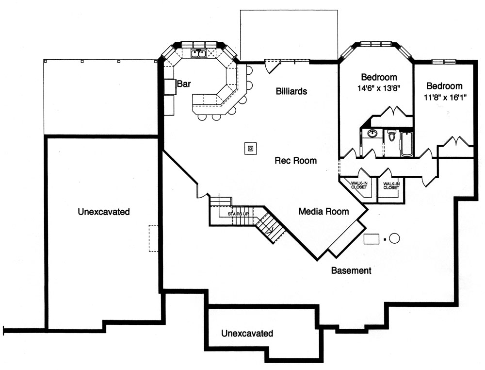 Walkout Basement Floor Plan