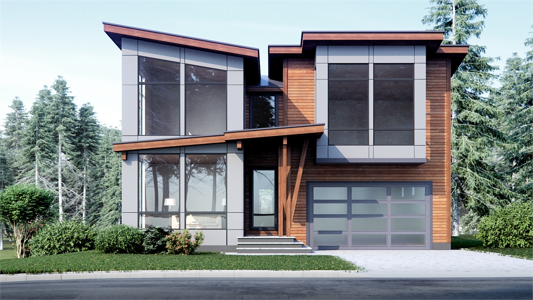 Narrow Home Plans with a Front Garage - DFD House Plans Blog