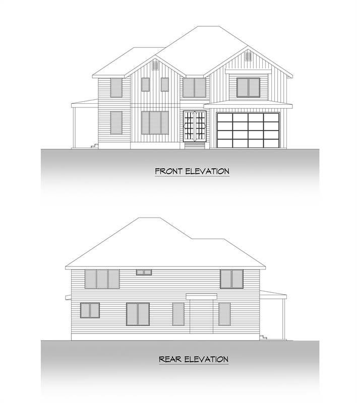 Front and Rear Elevations