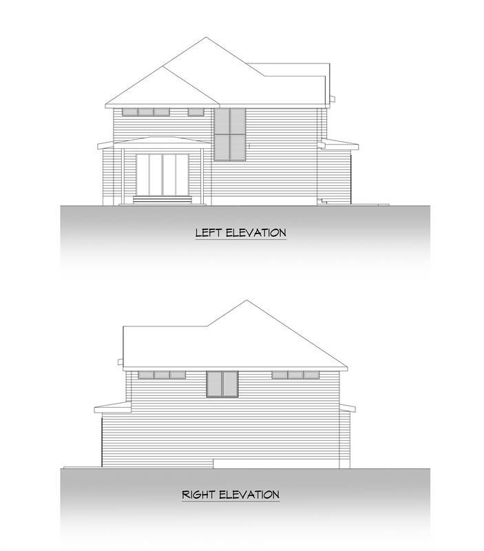 Left and Right Elevations
