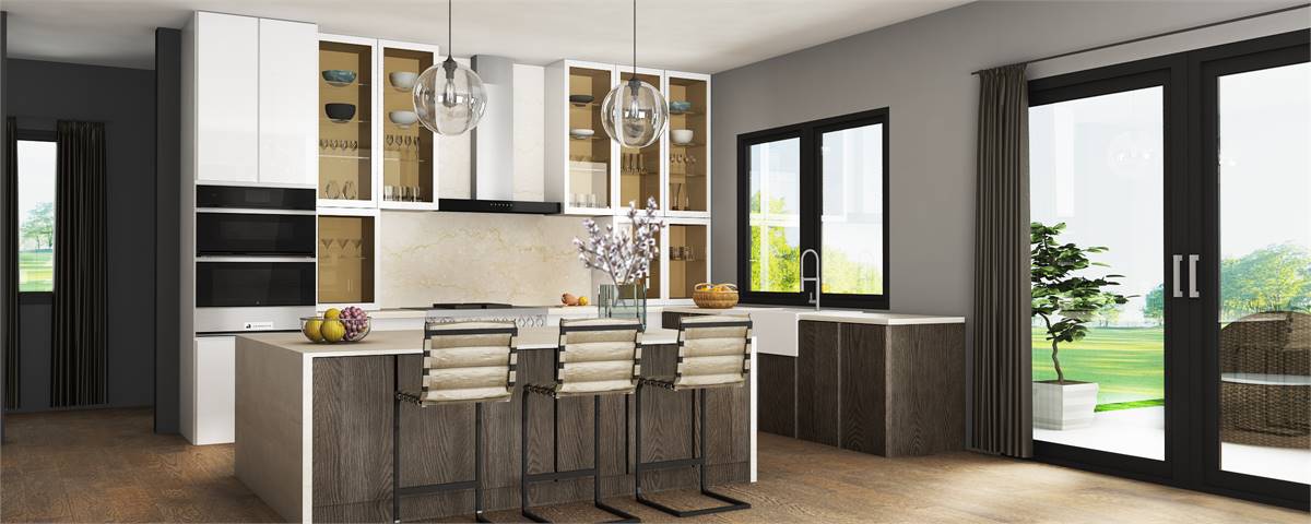 Chef Inspired Kitchen with Island Seating