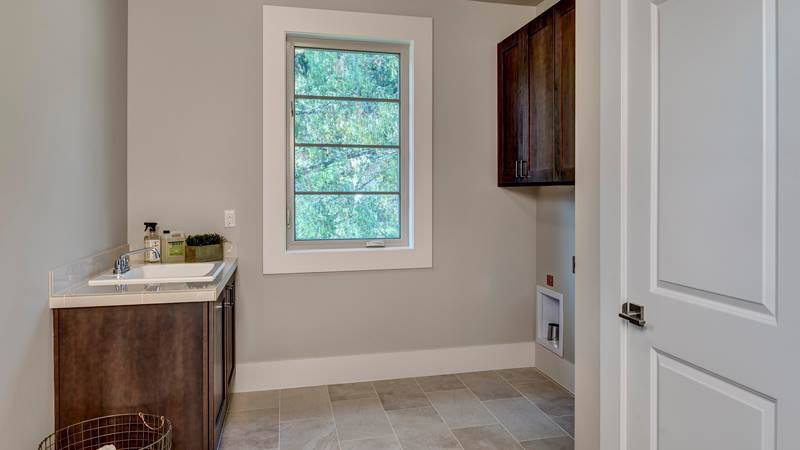 Cozy Laundry Room with Natural Light