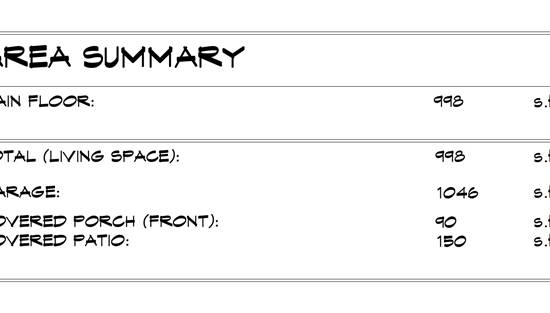 Area Summary