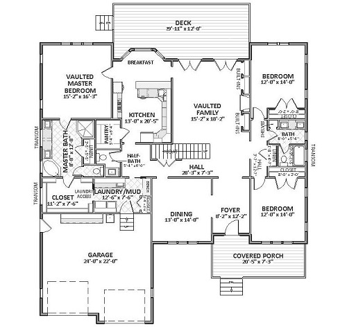 3 Bedrooms and 2.5 Baths - Plan 5508