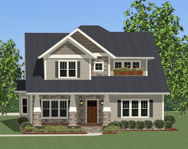 3 Bedrooms and 2.5 Baths - Plan 5512